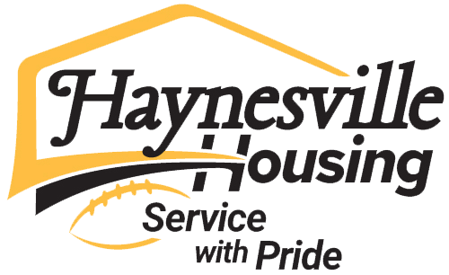 Haynesville Housing Icon. Service with Pride.